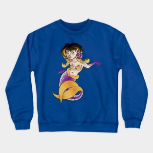 Pixel Mermaid Crewneck Sweatshirt